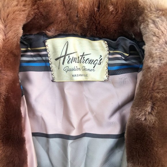 Nashville designer vtg Fur teddy coat - Picture 6 of 16